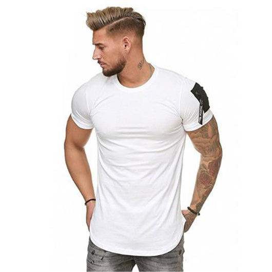 Camiseta Deportiva Slim Fit Cuello Redondo Manga Corta - Image 9
