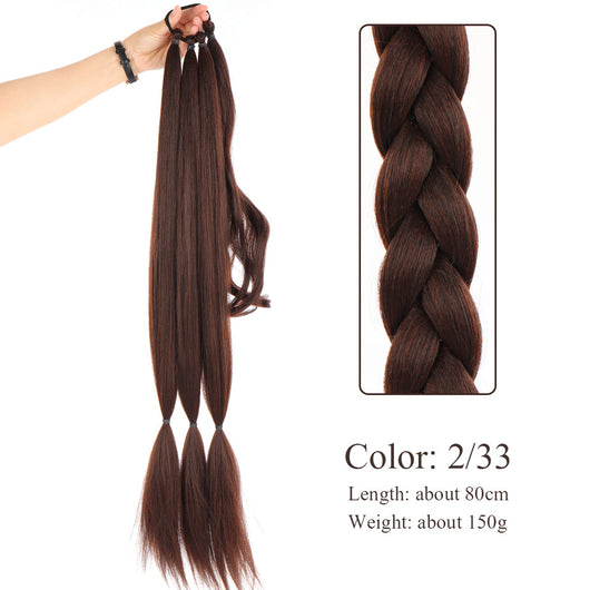 Extensión de Cabello Ondulado Tipo Cola de Caballo - Cabello Europeo Premium - Image 3