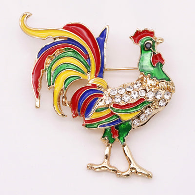 Broche Gallo Artesanal de Lujo - Image 2