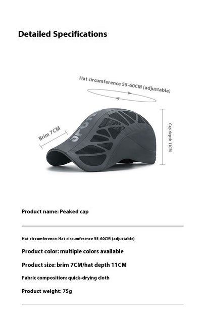 Gorra Deportiva SPORT Mesh Transpirable para Hombre - Image 9