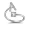 26 Letter English Rings Jewelry A Opening adjustable