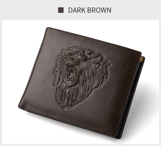 Billetera para Hombre con Patrón de León Grabado - Image 11
