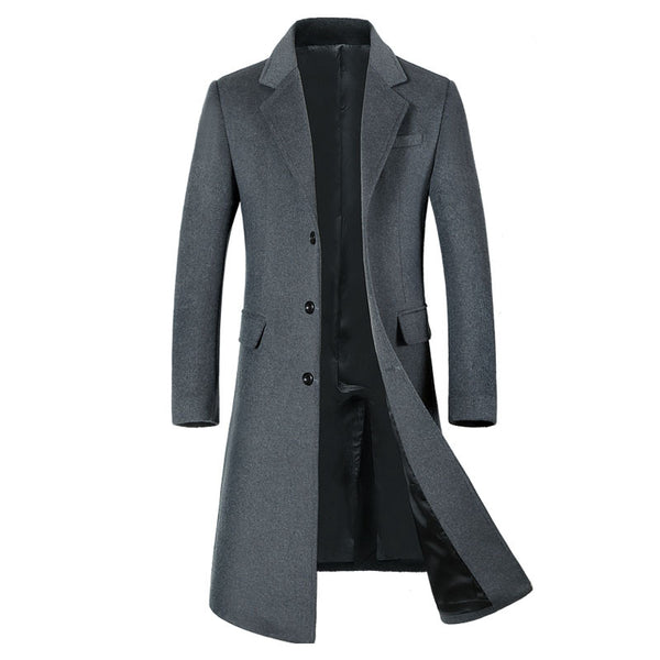 Abrigo de Lana para Hombre - Otoño e Invierno