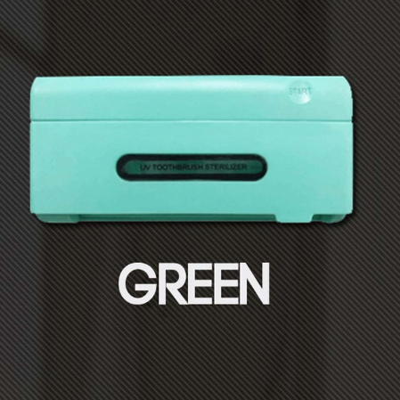 Mint green UV toothbrush sterilizer holder with a 'START' button and a display showing 'UV TOOTHBRUSH STERILIZER'. - Image 10