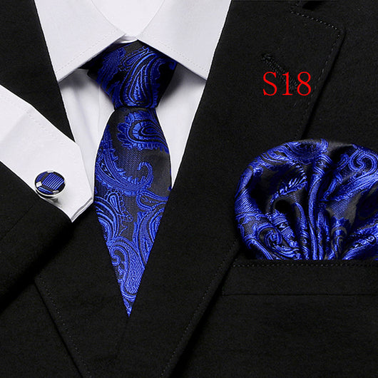 Traje de Tres Piezas Paisley Estilo Europeo y Americano - Image 20
