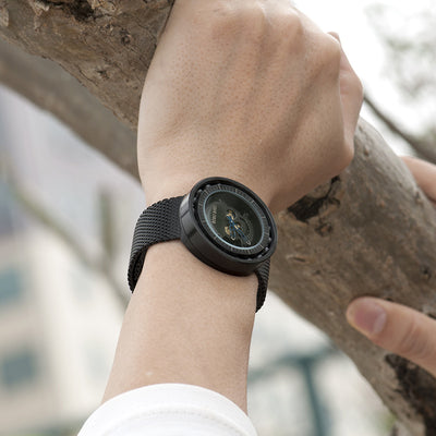 Reloj de Madera Multifunción con Tres Esferas de Cuarzo - Image 4