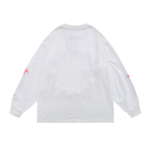 Playera Manga Larga Estrellas Estampado Espuma para Hombre - Image 5