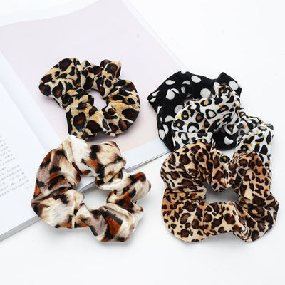 Aro para Cabello con Estampado Leopardo Vintage - Accesorio de Tela - Image 4