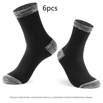 Calcetines Deportivos de Algodón Absorbentes para Correr en Otoño e Invierno - Image 9