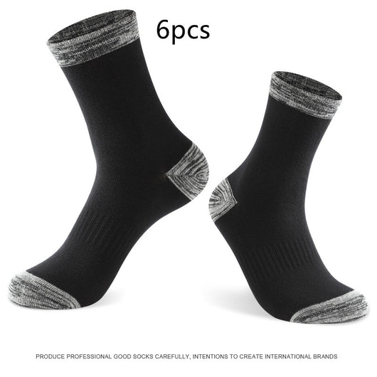 Calcetines Deportivos de Algodón Absorbentes para Correr en Otoño e Invierno - Image 9