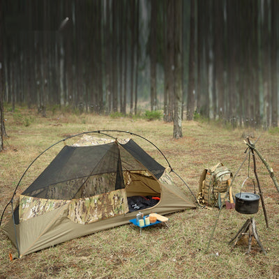 Tienda de Campaña Individual Camuflada - Protección Impermeable y Solar - Image 3