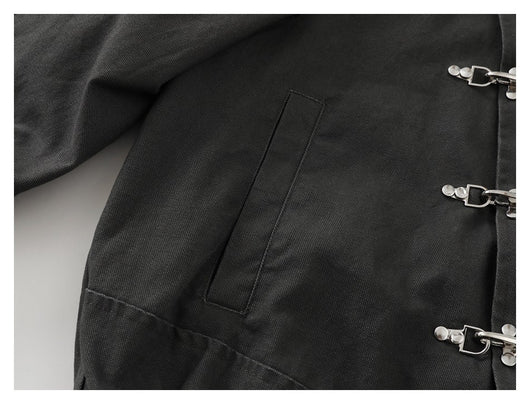Chaqueta de Trabajo Cuello Mao Hombre - Diseño Premium Primavera Otoño - Image 12