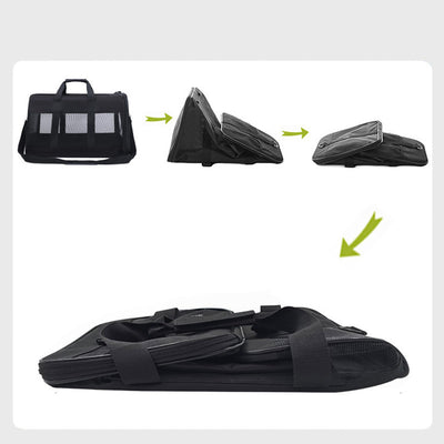 Transportín Portátil Plegable para Perros y Gatos - Bolsa de Viaje Respirable - Image 4