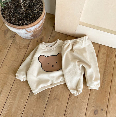 Sudadera Casual con Estampado de Oso Grande - Conjunto Perfecto - Image 9