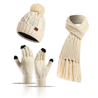 Set Invernal 3 Piezas: Gorro, Bufanda y Guantes Táctiles Aislantes - Image 2