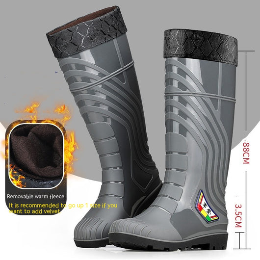 Botas de Lluvia Impermeables para Hombre con Forro Térmico - Image 4