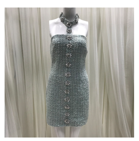Conjunto Elegante Falda Tubo y Top sin Mangas para Mujer - Image 6