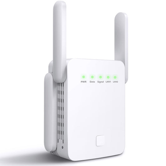 Repetidor WiFi de Doble Banda 1200Mbps - Amplificador de Señal 5G de Largo Alcance