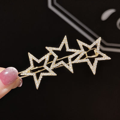 Clip para cabello con estrella de cristales brillantes - Image 7