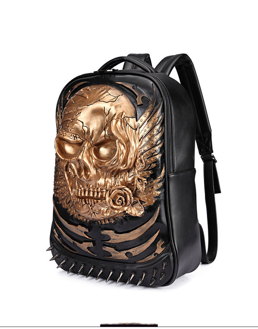 Mochila Retro de Cuero PU para Hombre - Bolsa Escolar y Laptop - Image 3