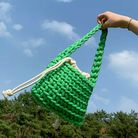 Bolso Tejido Minimalista - Bandolera de Hombro Elegante - Image 7