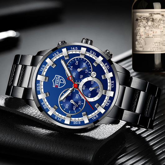 Reloj de Cuarzo Luminoso para Hombre - Elegancia Empresarial - Image 30