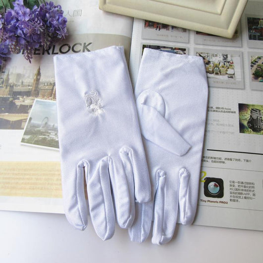 Guantes Finos Elásticos con Bordado Etiqueta - Image 15