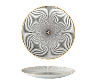 Plato de Desayuno Nórdico 8 Pulgadas - Diseño Geométrico Cerámica Premium - Image 11
