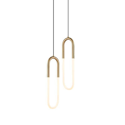 Lámpara Colgante U Minimalista Nórdica para Mesita de Noche - Image 4