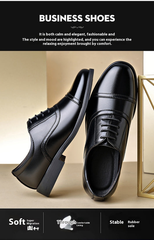 Zapatos de Cuero Formales Puntiagudos para Hombre - Estilo Ejecutivo Británico - Image 24