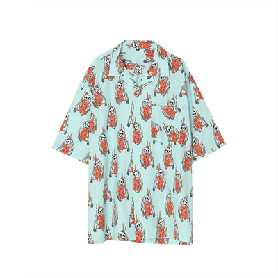 Playera con Estampado de Calavera - Image 9