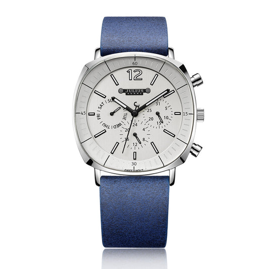 Reloj de Pulsera para Hombre con Esfera Grande y Correa Resistente al Agua