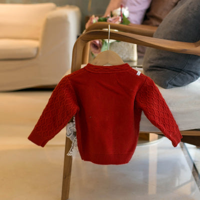 Cardigan Infantil con Moño de Encaje - Image 9