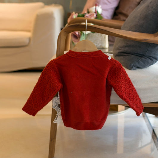 Cardigan Infantil con Moño de Encaje - Image 9