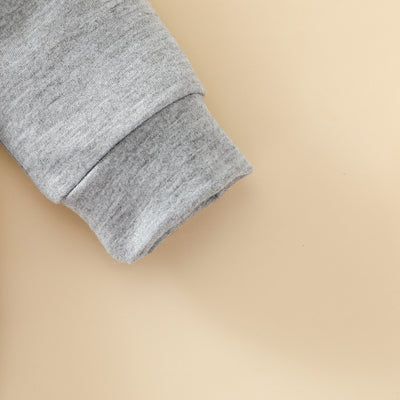 Sudadera Gris para Niños con Estampado de Letras - Image 21