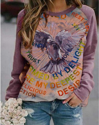 Sudadera Manga Larga Cuello Redondo para Mujer - Image 9