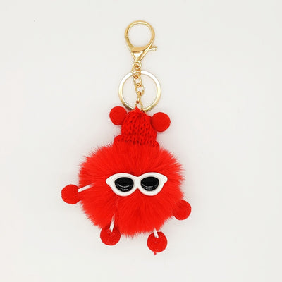 Llavero Peluche Duendecillo Adorable con Pelaje de Conejo Rex - Image 6