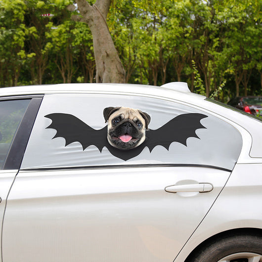 Cortina Parasol Halloween para Auto con Protección de Asiento de Mascota - Image 5