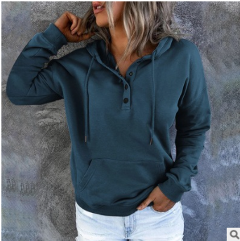 Suéter Hoodie con Ojetes Frontales para Mujer - Image 6