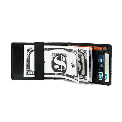 Billetera Portamonedas con Clip de Cuero Victoria - Organizador de Tarjetas y Efectivo - Image 6