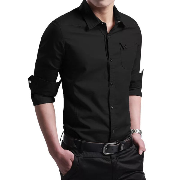 Camisa Táctica Casual Multi-Bolsillos