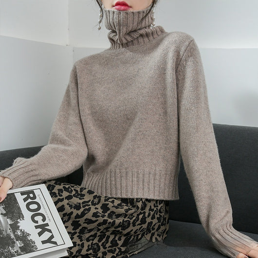 Suéter Lana Cuello Alto Slim Fit Mujer - Base Layer Premium - Image 15