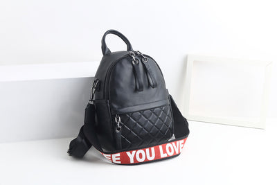 Mochila de Cuero Compacta Multiusos con Compartimento Perfumado - Image 10
