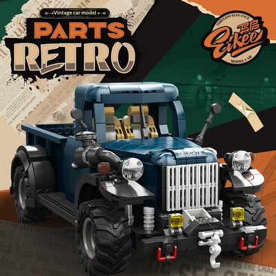 Juego de Bloques de Construcción Estilo Retro