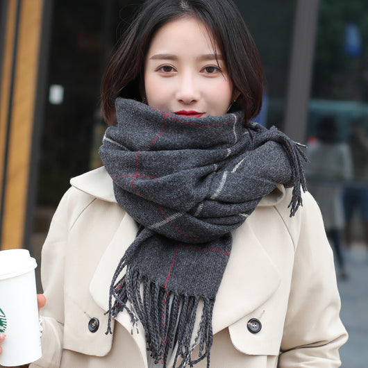 Chal de Invierno Tipo Cachemira para Mujer - Versátil y Abrigador - Image 10