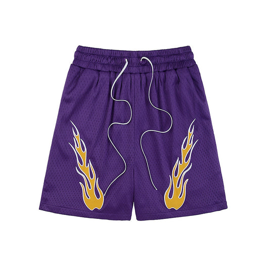 Shorts Casuales para Hombre con Bordado de Llama Estilo Americano - Image 6