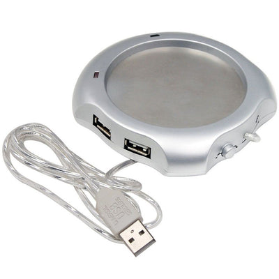 Posavasos Calefactor USB con Aislamiento Térmico