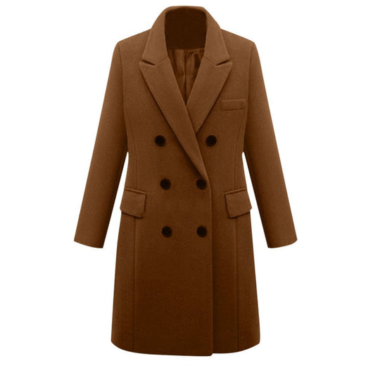 Abrigo de Lana Largo para Mujer - Elegancia y Calidez - Image 14