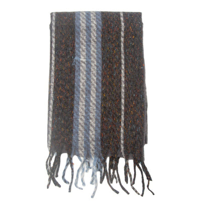 Pañuelo Rayado con Flores y Borlas Estilo Europeo Americano - Image 31
