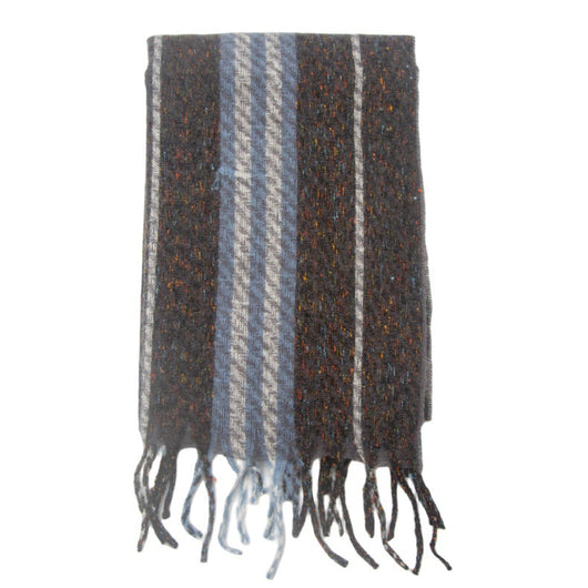 Pañuelo Rayado con Flores y Borlas Estilo Europeo Americano - Image 31